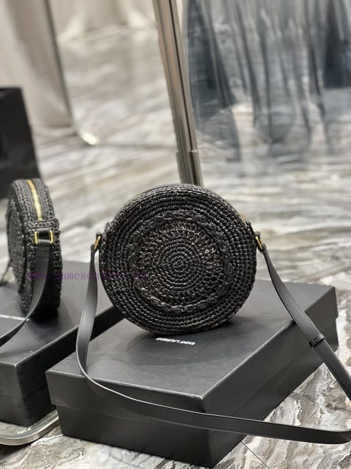 Yves Saint Laurent Bags Quick drop of woven bagsRound pancake woven bag to la~Full of artistic atmosphere, the Lafit m5nxhcnu - Image 9
