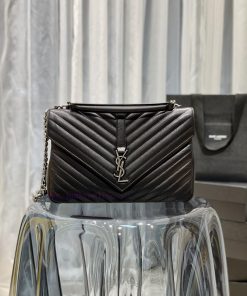 Yves Saint Laurent Bags Monogram college  Black Silver Buckle32cmCome on, come on, it's really coming on. Y's veter 55e6m3mk