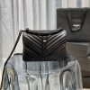Yves Saint Laurent Bags Monogram college Black button_24cmWannian postman bag, hot and explosive 24cm, street photo dupyvt5w