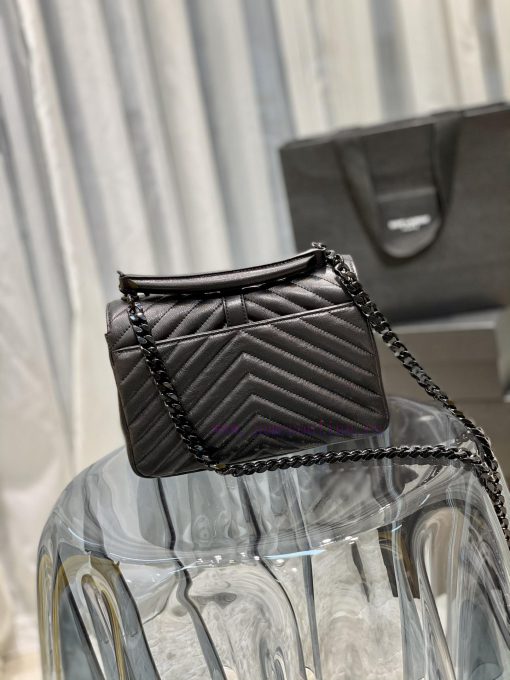 Yves Saint Laurent Bags Monogram college Black button_24cmWannian postman bag, hot and explosive 24cm, street photo dupyvt5w - Image 7