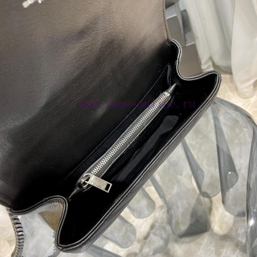 Yves Saint Laurent Bags Monogram college Black silver buckle_24cmWannian postman bag, hot and explosive 24cm, stree bvvm595x - Image 10