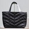 Yves Saint Laurent Bags Black silk tote bag_A newly launched men's simple and fashionable shopping tote bag features pb6qyxf2