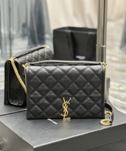 Yves Saint Laurent Bags Becky_25cm blackBecky diamond stitched lambskin chain bagAbsolutely right, it belongs to the kbul96hg