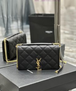 Yves Saint Laurent Bags Becky_22.5cm BlackBecky diamond stitched lambskin chain bagAbsolutely right, it belongs to t wmxdinck