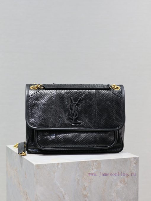 Yves Saint Laurent Bags Niki-28cm black snake patterned cowhide with gold buckleIt's not too cool at all. The bag ha r954aff6