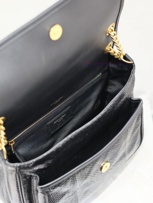 Yves Saint Laurent Bags Niki-28cm black snake patterned cowhide with gold buckleIt's not too cool at all. The bag ha r954aff6 - Image 10