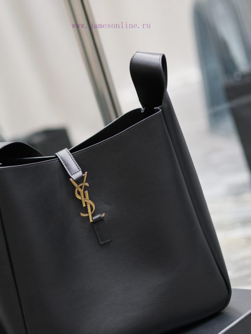 Yves Saint Laurent Bags Original orderLE 5A ̀ 7_ Large Smooth Leather Soft Handbag Large, Korean Star Same Style Hob mcqsj7cn - Image 6