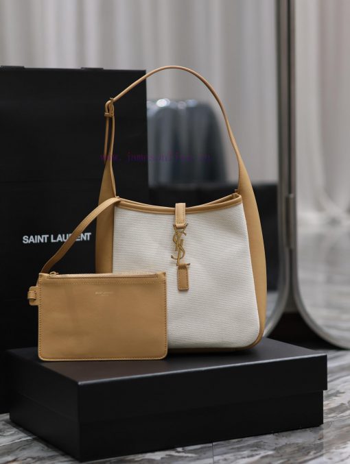Yves Saint Laurent Bags Apricot color paired with cotton and linen_Excluding packagingExplosive LE 5A7 Underarm BagT xvx84wot