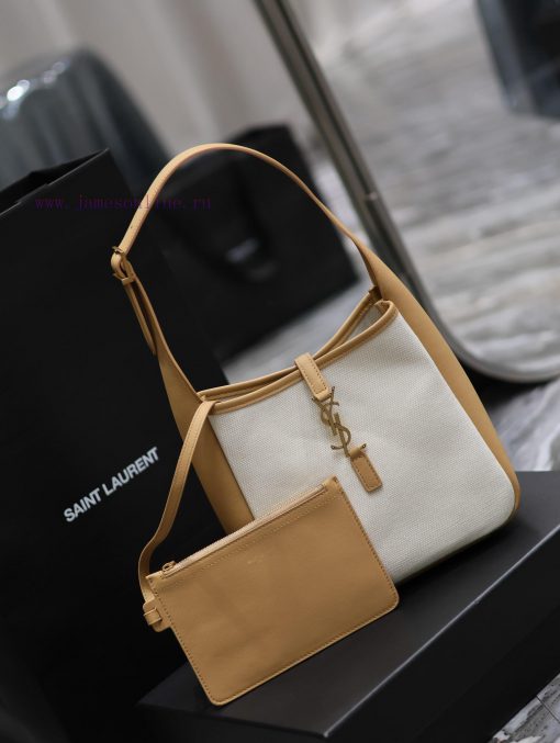 Yves Saint Laurent Bags Apricot color paired with cotton and linen_Excluding packagingExplosive LE 5A7 Underarm BagT xvx84wot - Image 3