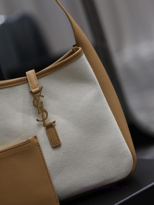 Yves Saint Laurent Bags Apricot color paired with cotton and linen_Excluding packagingExplosive LE 5A7 Underarm BagT xvx84wot - Image 5