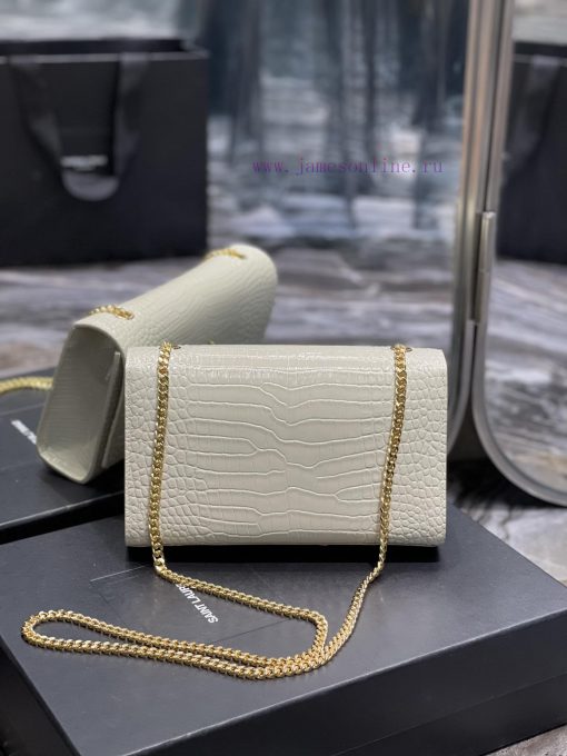 Yves Saint Laurent Bags Eternal ClassicKATE 24cm crocodile patterned fringe style_Definitely an eternal classic of Y l3wkj9a2 - Image 10