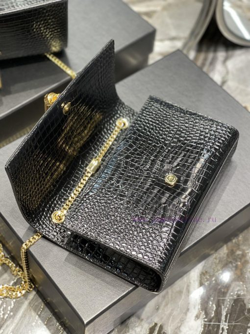 Yves Saint Laurent Bags Eternal ClassicKATE 24cm crocodile patterned fringe style_Definitely an eternal classic of Y 7z566wex - Image 8