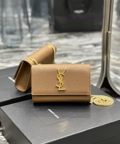 Yves Saint Laurent Bags New Color - Caramel Gold BuckleKATE 20cm latest size, timeless style, classic and durable ca 3t4a0370