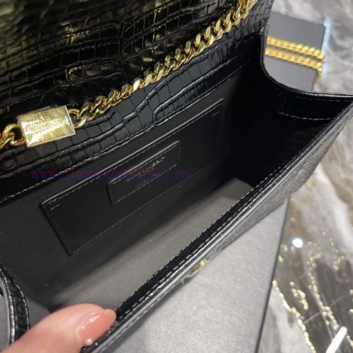 Yves Saint Laurent Bags KATE 20cm latest size, timeless style, classic crocodile embossed patternIrresistible super mdf5zgeu - Image 10