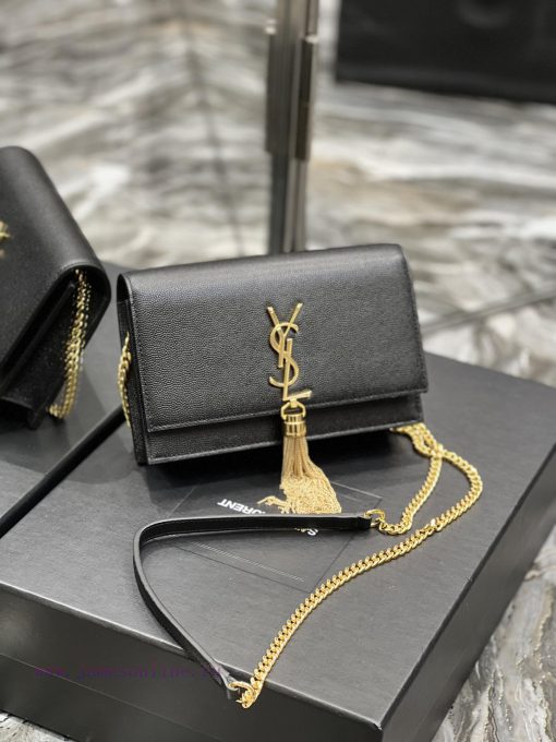 Yves Saint Laurent Bags 𝑲𝒂𝒕𝒆𝑴𝒐𝒏𝒐𝒈𝒓𝒂𝒎 _ Tassel chain bag, detachable shoulder strap for handbag, 6 card slots, 1 zipp bzq1ynfj - Image 3