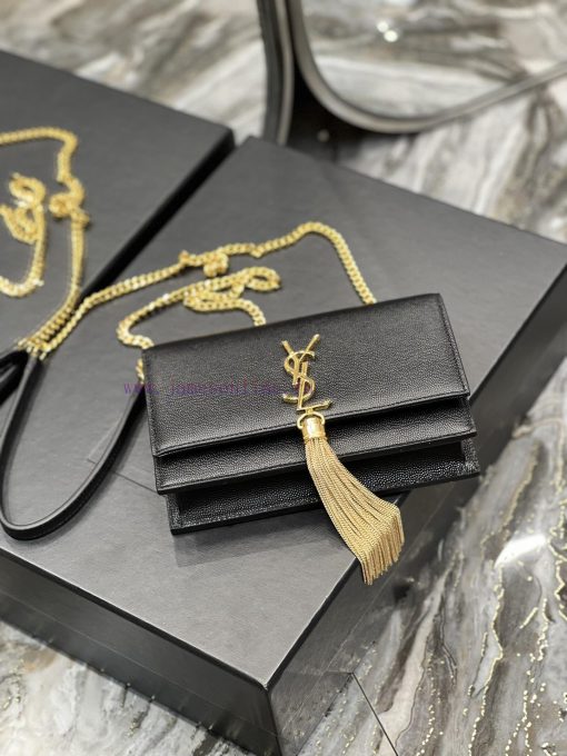 Yves Saint Laurent Bags 𝑲𝒂𝒕𝒆𝑴𝒐𝒏𝒐𝒈𝒓𝒂𝒎 _ Tassel chain bag, detachable shoulder strap for handbag, 6 card slots, 1 zipp bzq1ynfj - Image 7