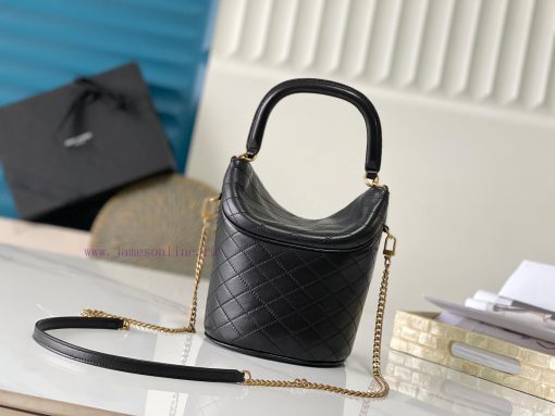Yves Saint Laurent Bags High quality GABY MINI BUCKETThe newly launched wealth bucket bag in the Gaby series is real ehdu78o5 - Image 4