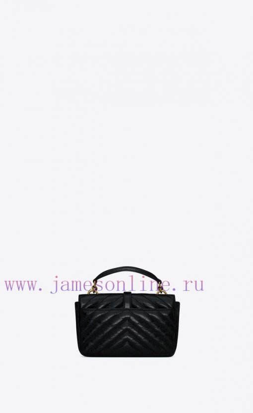 Yves Saint Laurent Bags Exquisite College Bright Surface Crack Mini Postman BagThe multifunctional item is equipped uld04pu0 - Image 4