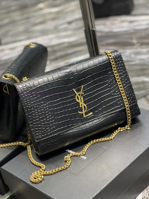 Yves Saint Laurent Bags 𝐊𝐚𝐭𝐞 _ Dual use suede&crocodile patternBuying one bag is equivalent to having two bags, grea jqnwsfcj - Image 3