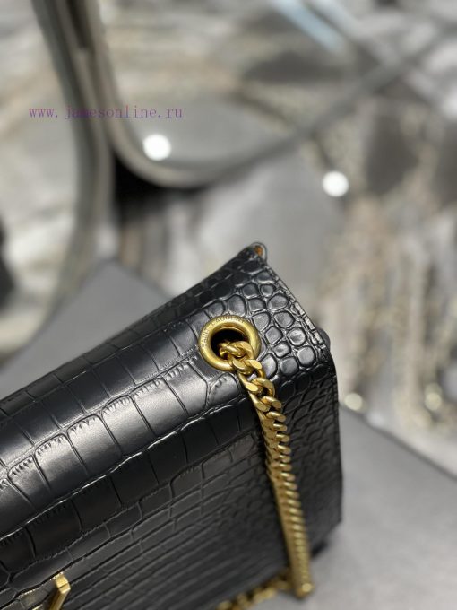 Yves Saint Laurent Bags 𝐊𝐚𝐭𝐞 _ Dual use suede&crocodile patternBuying one bag is equivalent to having two bags, grea jqnwsfcj - Image 5