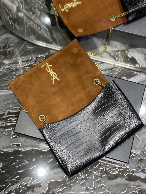 Yves Saint Laurent Bags 𝐊𝐚𝐭𝐞 _ Dual use suede&crocodile patternBuying one bag is equivalent to having two bags, grea jqnwsfcj - Image 7