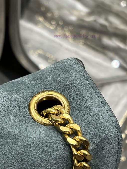 Yves Saint Laurent Bags 𝐊𝐚𝐭𝐞 _ Dual use suede&plain weave leatherBuying one bag is equivalent to having two bags, gr 40764wnm - Image 6
