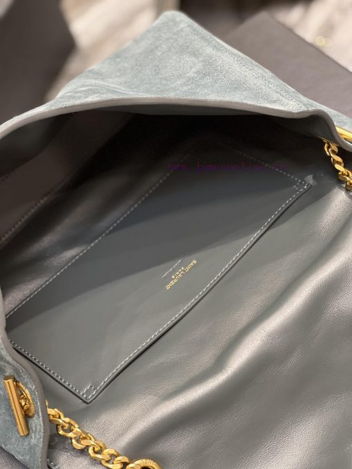 Yves Saint Laurent Bags 𝐊𝐚𝐭𝐞 _ Dual use suede&plain weave leatherBuying one bag is equivalent to having two bags, gr 40764wnm - Image 9