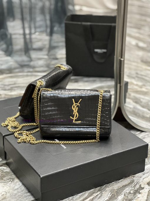 Yves Saint Laurent Bags 𝐊𝐚𝐭𝐞 _Sized double-sided bagDual use suede and crocodile patternBuying one bag is equivalent c2uqailc