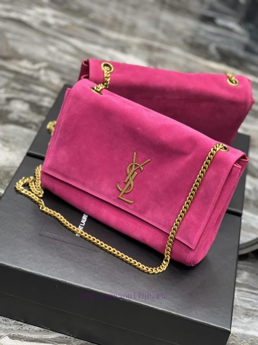 Yves Saint Laurent Bags 𝐊𝐚𝐭𝐞 _ Dual use suede&plain weave leatherBuying one bag is equivalent to having two bags, gr ykk87t00 - Image 10