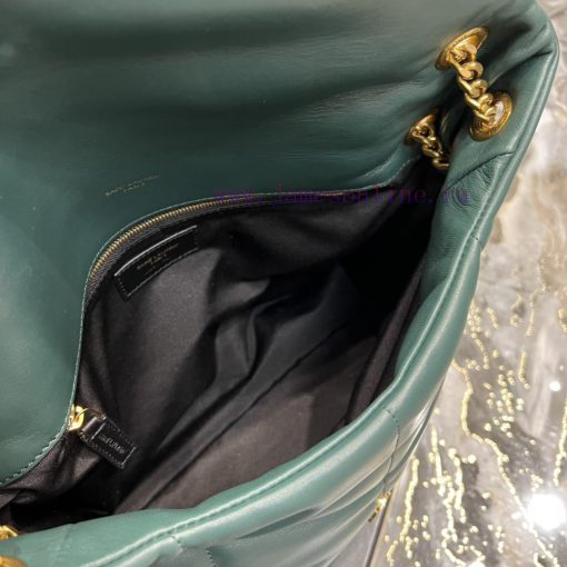 Yves Saint Laurent Bags Dark green gold buckle𝙇𝙤𝙪𝙡𝙤𝙪𝙋𝙪𝙛𝙛𝙚𝙧 Quilted lamb leather bag, made of 100% lambskin, with a s wa73ky18 - Image 10