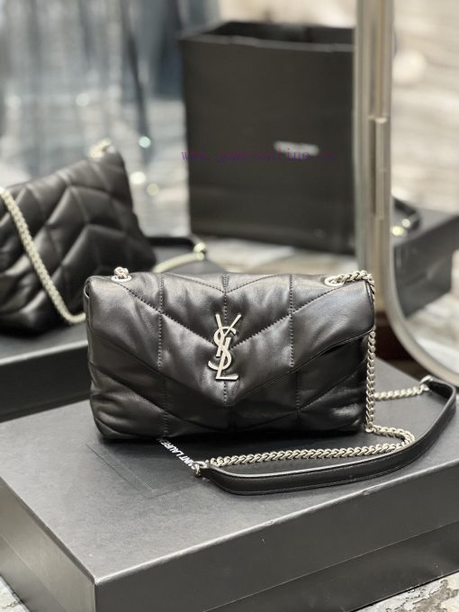 Yves Saint Laurent Bags Black with silver buckle𝙇𝙤𝙪𝙡𝙤𝙪𝙋𝙛𝙛𝙚𝙧𝙢𝙞⼉𝙣𝙞 _ Mini crossbody bag is coming. The whole bag is ma qobddnmn - Image 2