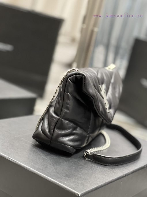 Yves Saint Laurent Bags Black with silver buckle𝙇𝙤𝙪𝙡𝙤𝙪𝙋𝙛𝙛𝙚𝙧𝙢𝙞⼉𝙣𝙞 _ Mini crossbody bag is coming. The whole bag is ma qobddnmn - Image 6