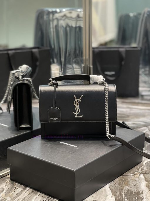 Yves Saint Laurent Bags 𝙉𝙚𝙬 𝙢𝙚𝙙𝙞𝙪𝙢 𝙨𝙪𝙣𝙨𝙚𝙩The Sunset bag is a new member of the Sunset family, with a newly designed c5wnwe30 - Image 2