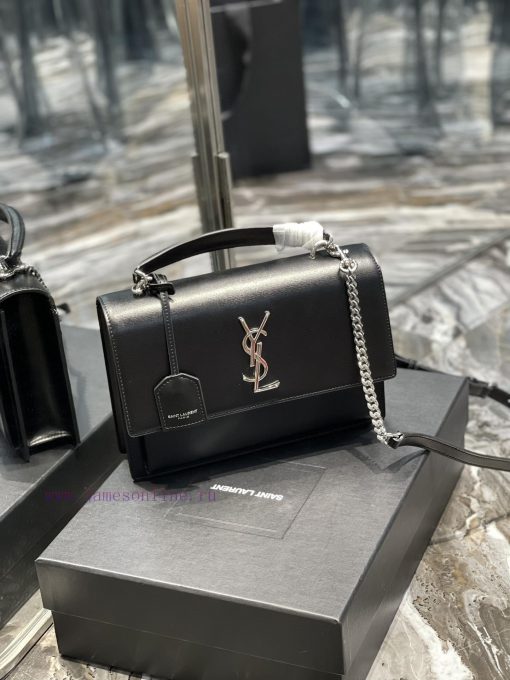 Yves Saint Laurent Bags 𝙉𝙚𝙬 𝙢𝙚𝙙𝙞𝙪𝙢 𝙨𝙪𝙣𝙨𝙚𝙩The Sunset bag is a new member of the Sunset family, with a newly designed c5wnwe30 - Image 3