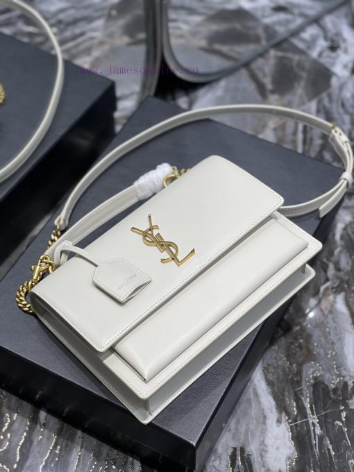 Yves Saint Laurent Bags 𝙉𝙚𝙬 𝙢𝙚𝙙𝙞𝙪𝙢 𝙨𝙪𝙣𝙨𝙚𝙩The Sunset bag is a new member of the Sunset family, with a newly designed b0bthwuu - Image 8