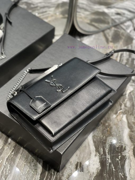 Yves Saint Laurent Bags 𝙉𝙚𝙬 𝙢𝙚𝙙𝙞𝙪𝙢 𝙨𝙪𝙣𝙨𝙚𝙩The Sunset bag is a new member of the Sunset family, with a newly designed c5wnwe30 - Image 8