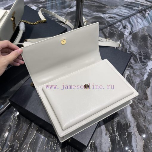Yves Saint Laurent Bags 𝙉𝙚𝙬 𝙢𝙚𝙙𝙞𝙪𝙢 𝙨𝙪𝙣𝙨𝙚𝙩The Sunset bag is a new member of the Sunset family, with a newly designed b0bthwuu - Image 9