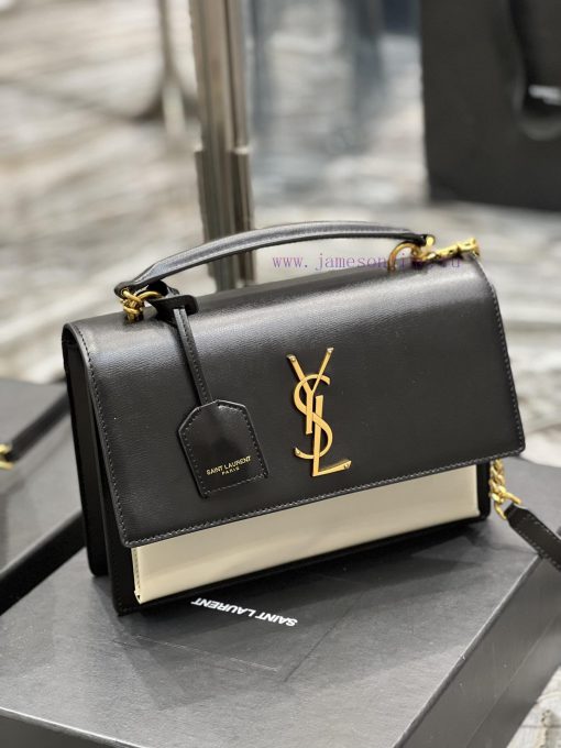 Yves Saint Laurent Bags 𝙉𝙚𝙬 𝙢𝙚𝙙𝙞𝙪𝙢 𝙨𝙪𝙣𝙨𝙚𝙩The Sunset bag is a new member of the Sunset family, with a newly designed axzqqapn - Image 3