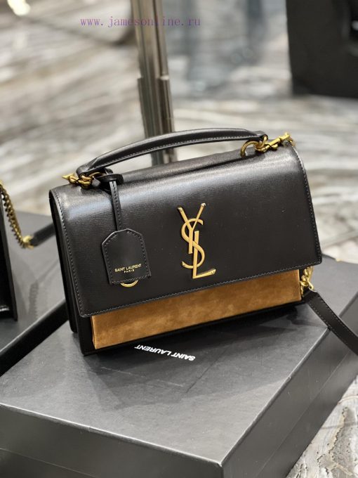 Yves Saint Laurent Bags 𝙉𝙚𝙬 𝙢𝙚𝙙𝙞𝙪𝙢 𝙨𝙪𝙣𝙨𝙚𝙩The Sunset bag is a new member of the Sunset family, with a newly designed qxpx4anw - Image 3