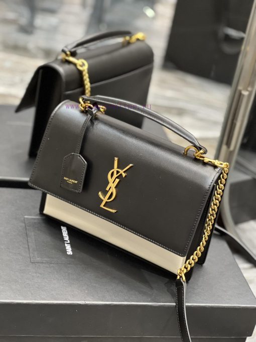Yves Saint Laurent Bags 𝙉𝙚𝙬 𝙢𝙚𝙙𝙞𝙪𝙢 𝙨𝙪𝙣𝙨𝙚𝙩The Sunset bag is a new member of the Sunset family, with a newly designed axzqqapn - Image 4
