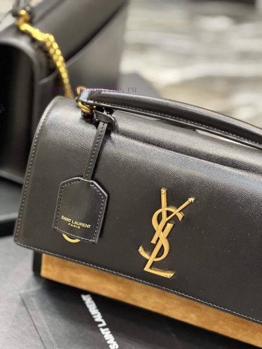 Yves Saint Laurent Bags 𝙉𝙚𝙬 𝙢𝙚𝙙𝙞𝙪𝙢 𝙨𝙪𝙣𝙨𝙚𝙩The Sunset bag is a new member of the Sunset family, with a newly designed qxpx4anw - Image 4