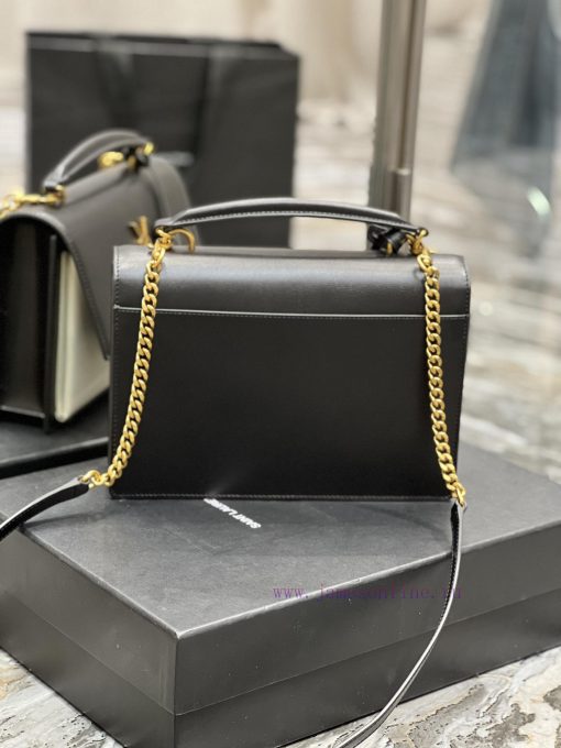 Yves Saint Laurent Bags 𝙉𝙚𝙬 𝙢𝙚𝙙𝙞𝙪𝙢 𝙨𝙪𝙣𝙨𝙚𝙩The Sunset bag is a new member of the Sunset family, with a newly designed axzqqapn - Image 6