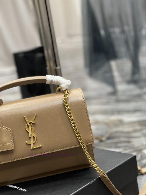 Yves Saint Laurent Bags 𝙉𝙚𝙬 𝙢𝙚𝙙𝙞𝙪𝙢 𝙨𝙪𝙣𝙨𝙚𝙩The Sunset bag is a new member of the Sunset family, with a newly designed y8w01tzu - Image 4