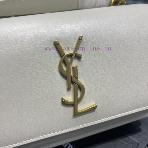 Yves Saint Laurent Bags 𝑺𝒖𝒏𝒔𝒆𝒕 𝑾𝒐𝒄 White gold buckle toothpick pattern_Here comes the new sunset bag with toothpick 0q1nn9y7 - Image 6