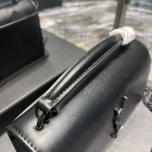 Yves Saint Laurent Bags 𝑺𝒖𝒏𝒔𝒆𝒕 𝑾𝒐𝒄 Black buckle toothpick pattern_Here comes the new sunset bag with toothpick patt 9qgmae11 - Image 5
