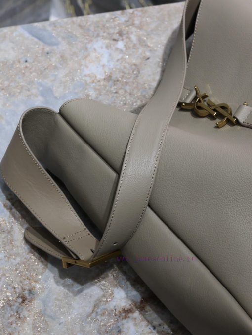 Yves Saint Laurent Bags Khaki color_Excluding packagingLE 5A ̀ 7_ Large Smooth Leather Soft Handbag Large, Korean St k7f9lccc - Image 9