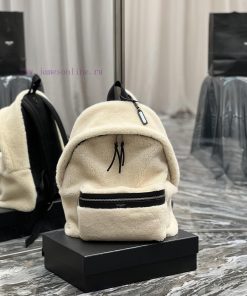 Yves Saint Laurent Bags The backpack has arrived - lamb woolThe feeling of autumn and winter is here~The fur and fur h8btybh8