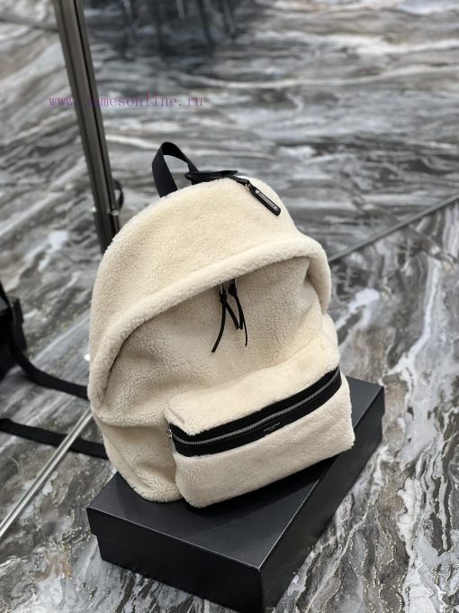 Yves Saint Laurent Bags The backpack has arrived - lamb woolThe feeling of autumn and winter is here~The fur and fur h8btybh8 - Image 6