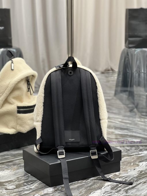 Yves Saint Laurent Bags The backpack has arrived - lamb woolThe feeling of autumn and winter is here~The fur and fur h8btybh8 - Image 9