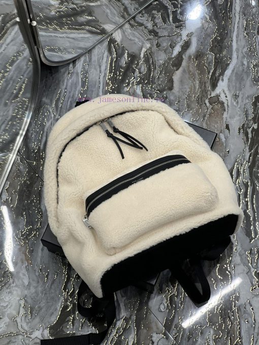 Yves Saint Laurent Bags The backpack has arrived - lamb woolThe feeling of autumn and winter is here~The fur and fur h8btybh8 - Image 10
